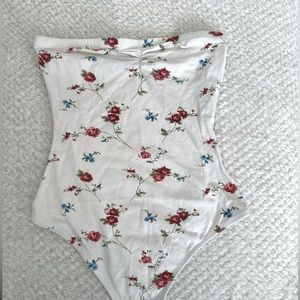 Floral Body Suit- tube top